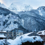 Hameau Albert 1er sous la neige
